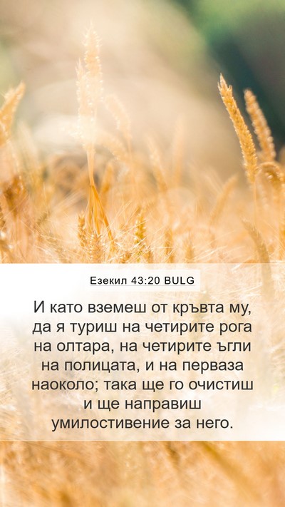 Езекил 43:20 BULG Bible Verse Image
