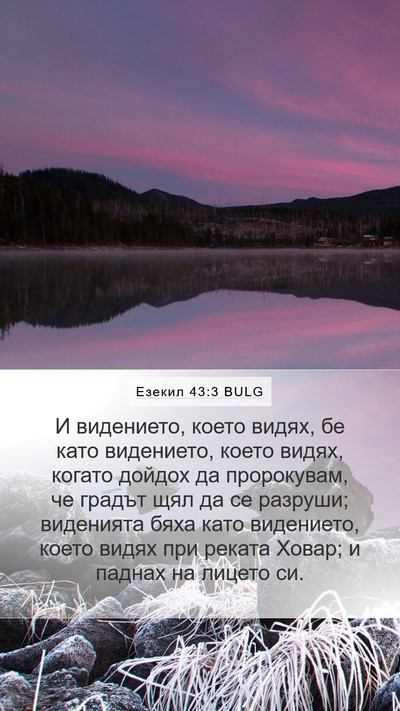 Езекил 43:3 BULG Bible Verse Image