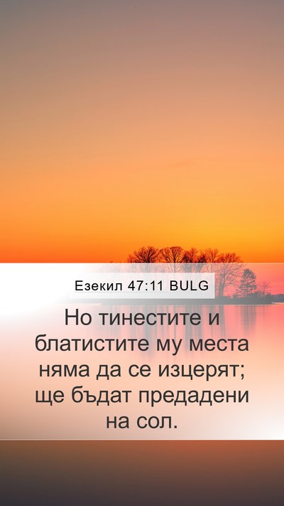 Езекил 47:11 BULG Bible Verse Image