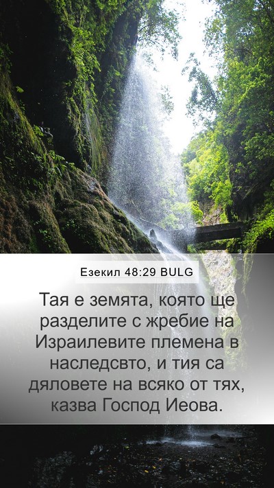 Езекил 48:29 BULG Bible Verse Image