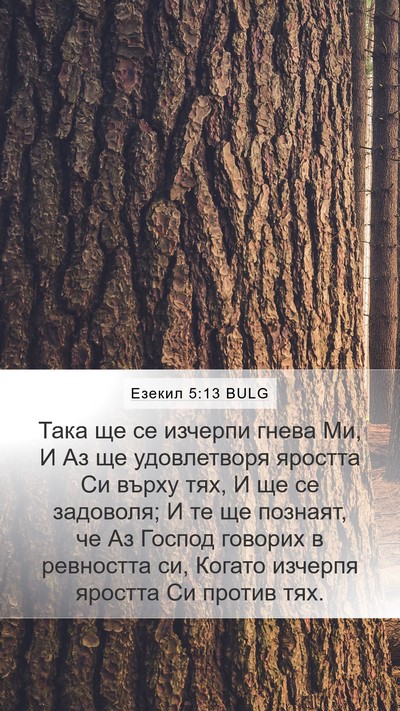 Езекил 5:13 BULG Bible Verse Image