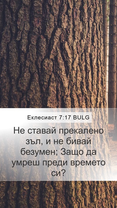 Еклесиаст 7:17 BULG Bible Verse Image