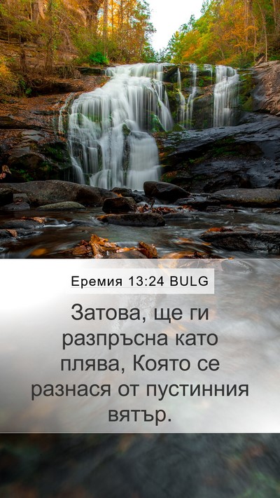 Еремия 13:24 BULG Bible Verse Image