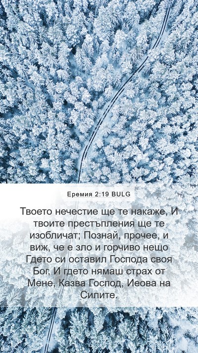 Еремия 2:19 BULG Bible Verse Image