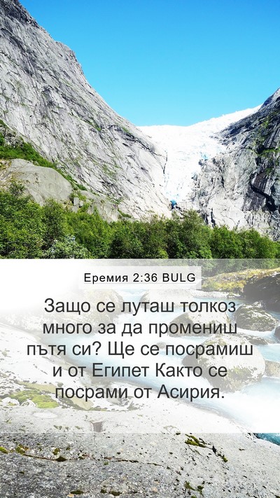 Еремия 2:36 BULG Bible Verse Image