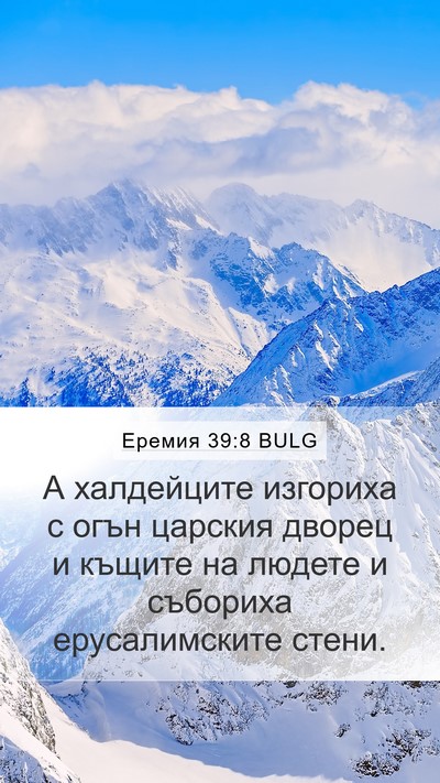 Еремия 39:8 BULG Bible Verse Image