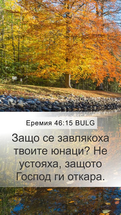 Еремия 46:15 BULG Bible Verse Image