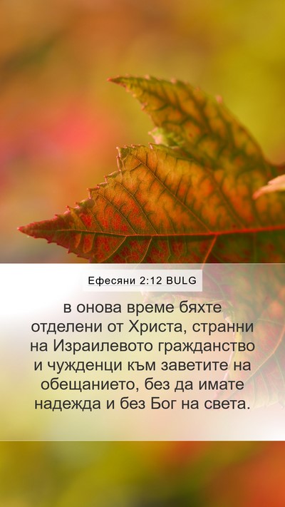 Ефесяни 2:12 BULG Bible Verse Image