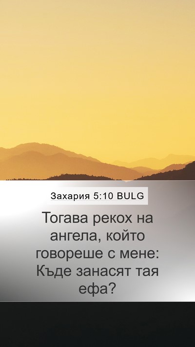 Захария 5:10 BULG Bible Verse Image