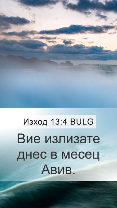 Изход 13:4 BULG Bible Verse Image