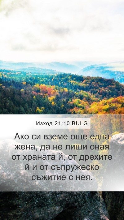 Изход 21:10 BULG Bible Verse Image
