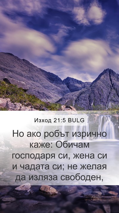 Изход 21:5 BULG Bible Verse Image