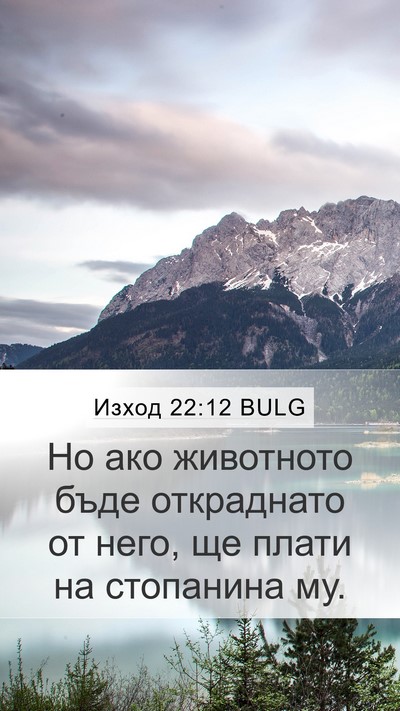 Изход 22:12 BULG Bible Verse Image