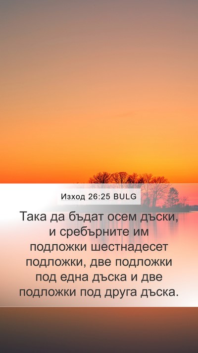 Изход 26:25 BULG Bible Verse Image