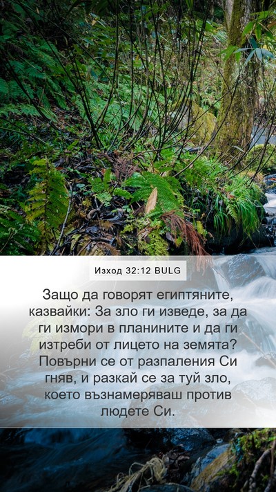 Изход 32:12 BULG Bible Verse Image