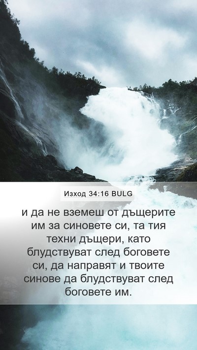 Изход 34:16 BULG Bible Verse Image