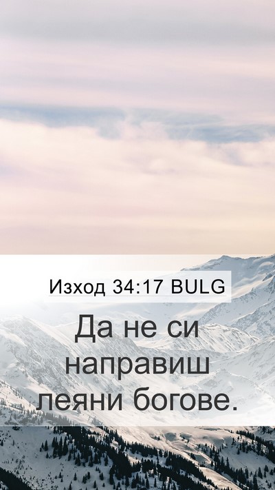Изход 34:17 BULG Bible Verse Image
