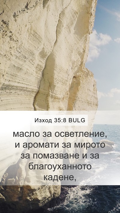 Изход 35:8 BULG Bible Verse Image