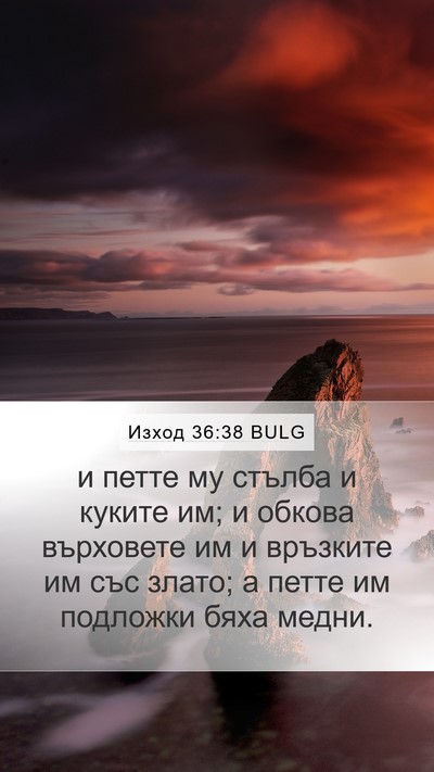 Изход 36:38 BULG Bible Verse Image