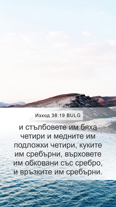 Изход 38:19 BULG Bible Verse Image