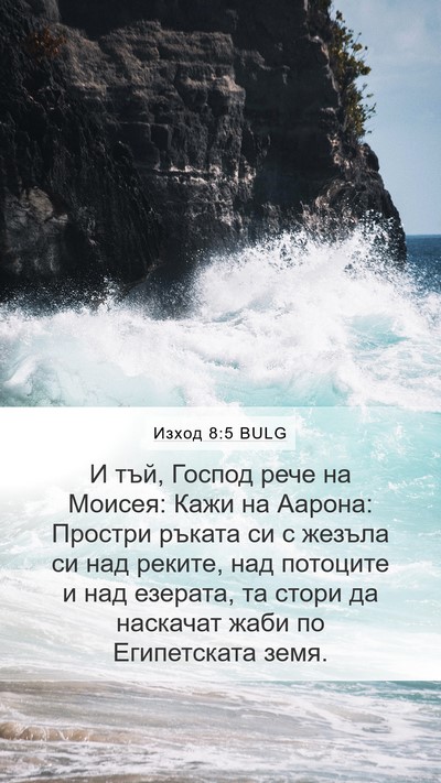 Изход 8:5 BULG Bible Verse Image