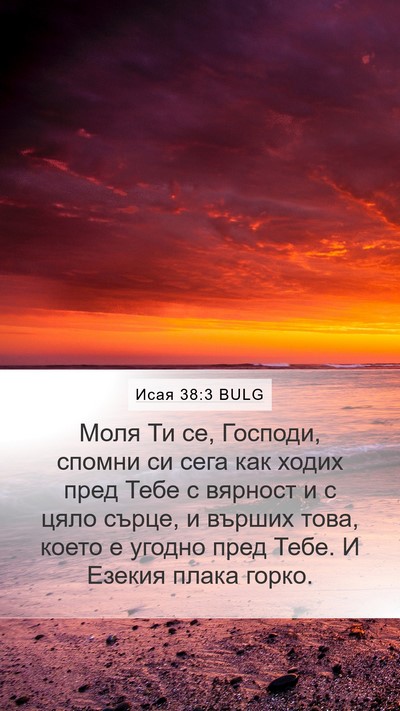 Исая 38:3 BULG Bible Verse Image