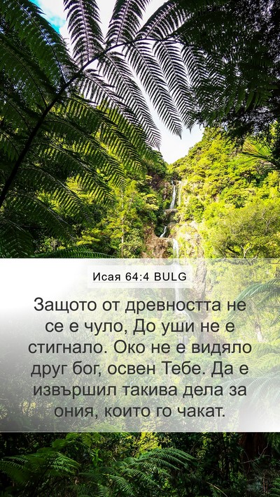 Исая 64:4 BULG Bible Verse Image