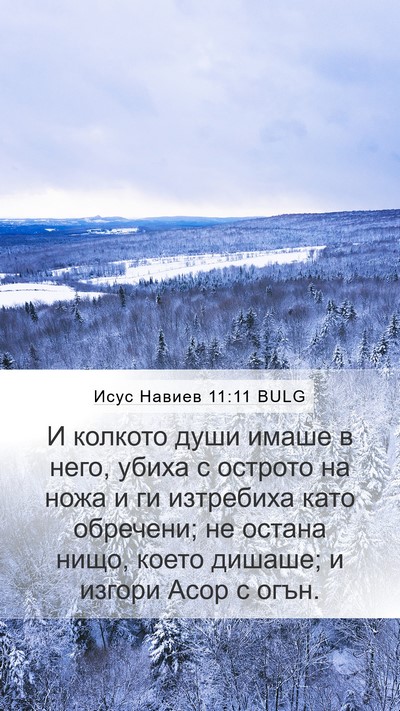 Исус Навиев 11:11 BULG Bible Verse Image