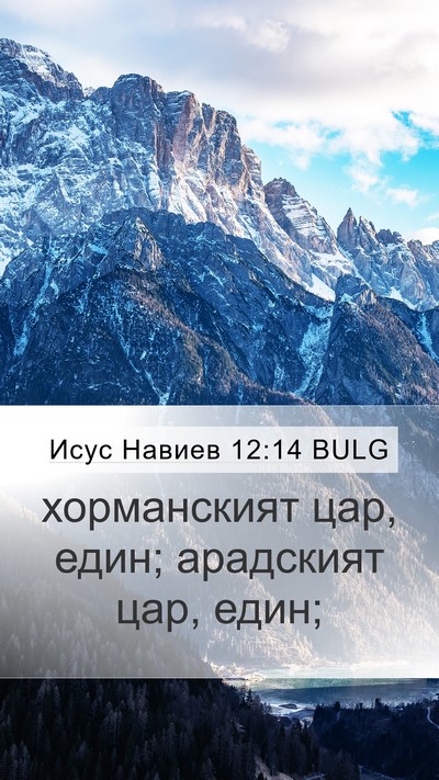 Исус Навиев 12:14 BULG Bible Verse Image