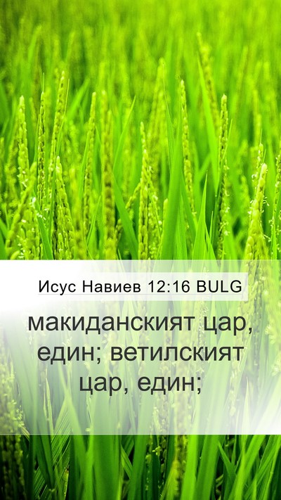 Исус Навиев 12:16 BULG Bible Verse Image