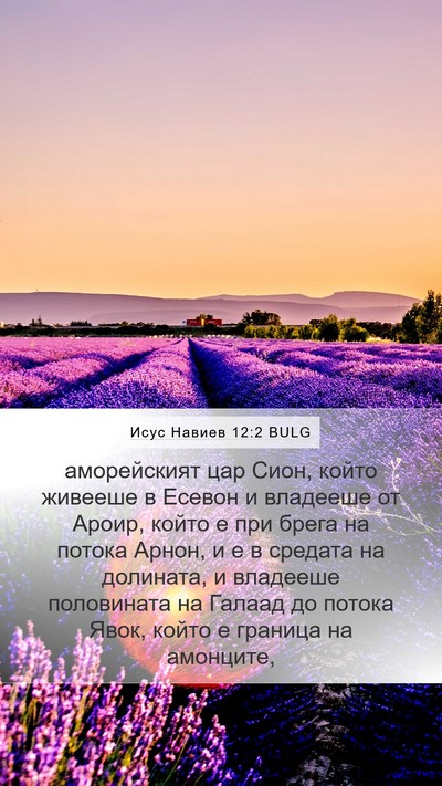 Исус Навиев 12:2 BULG Bible Verse Image