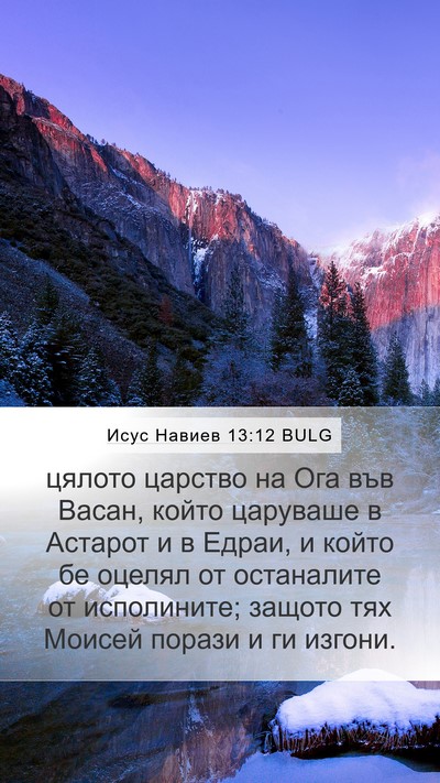 Исус Навиев 13:12 BULG Bible Verse Image