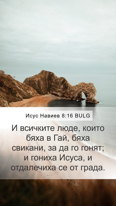 Исус Навиев 8:16 BULG Bible Verse Image