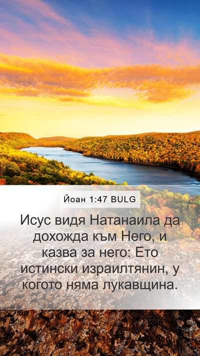 Йоан 1:47 BULG Bible Verse Image
