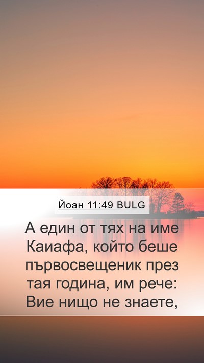 Йоан 11:49 BULG Bible Verse Image