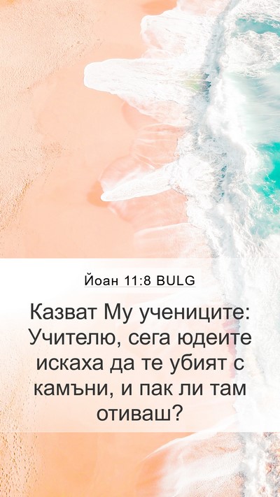 Йоан 11:8 BULG Bible Verse Image