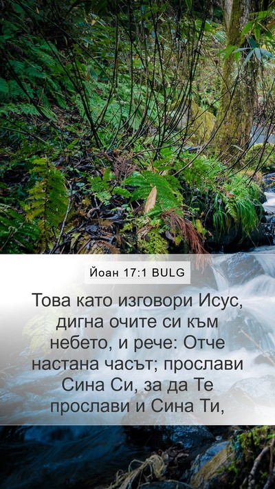 Йоан 17:1 BULG Mobile Phone Wallpaper - Това като изговори Исус, - Mobile Bible Verse Wallpaper