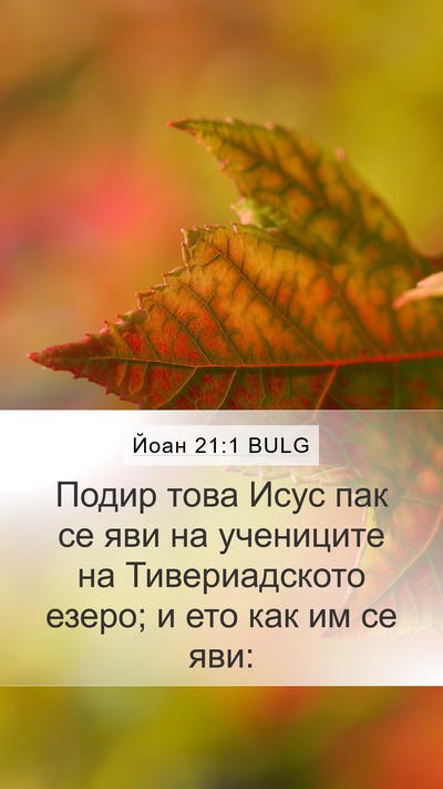 Йоан 21:1 BULG Bible Verse Image