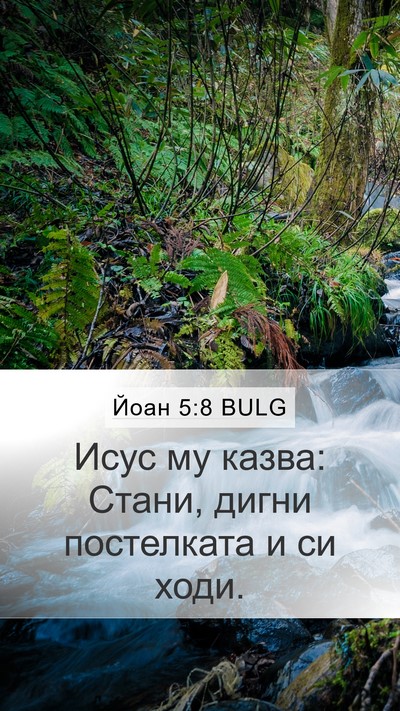 Йоан 5:8 BULG Bible Verse Image