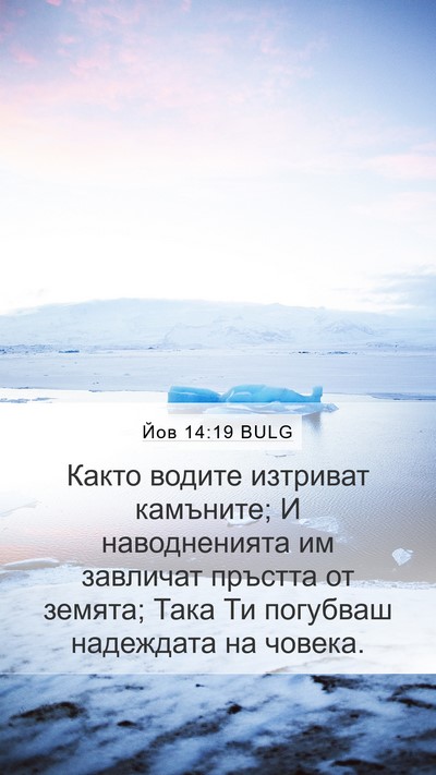 Йов 14:19 BULG Bible Verse Image