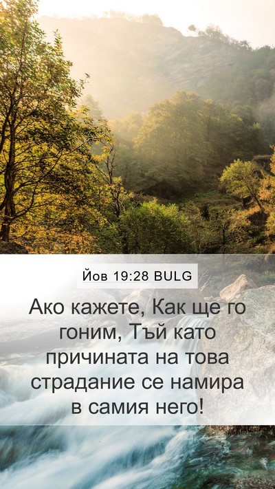 Йов 19:28 BULG Bible Verse Image