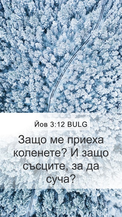 Йов 3:12 BULG Bible Verse Image