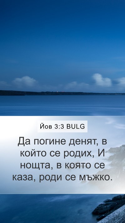 Йов 3:3 BULG Bible Verse Image