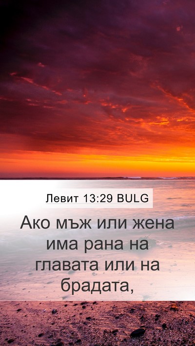 Левит 13:29 BULG Bible Verse Image