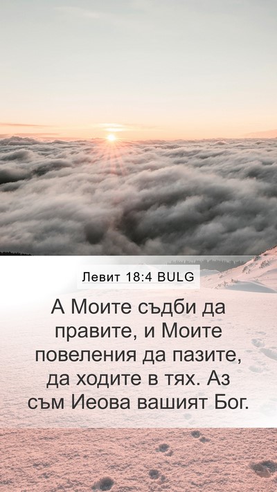 Левит 18:4 BULG Bible Verse Image