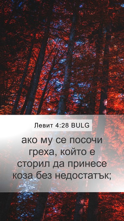 Левит 4:28 BULG Bible Verse Image