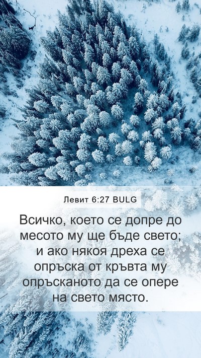 Левит 6:27 BULG Bible Verse Image