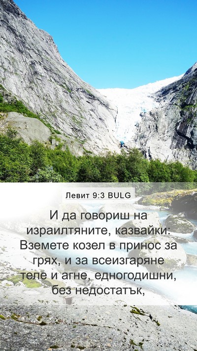 Левит 9:3 BULG Bible Verse Image