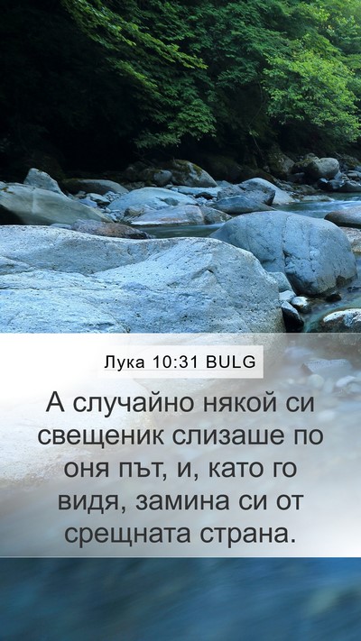 Лука 10:31 BULG Bible Verse Image