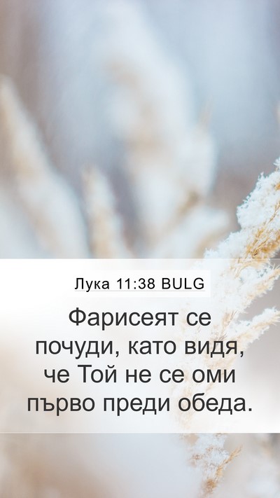 Лука 11:38 BULG Bible Verse Image